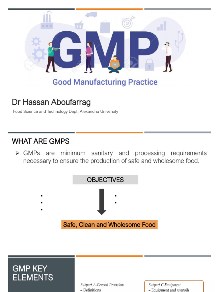 GMPs for Food Manufacturing Compliance | PDF | Warehouse | Food ...