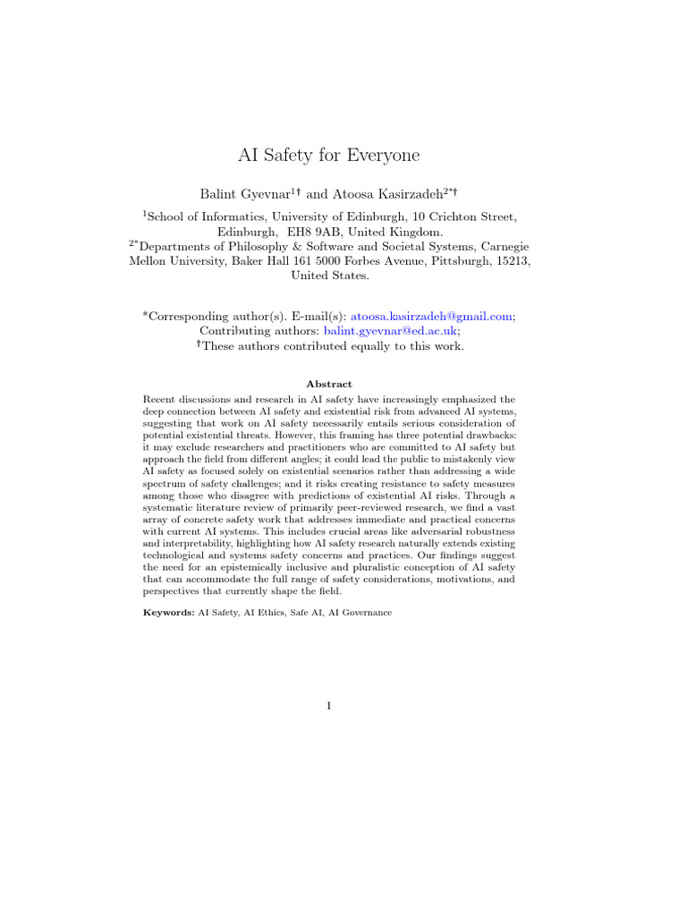 Comprehensive AI Safety Insights | PDF | Artificial Intelligence ...