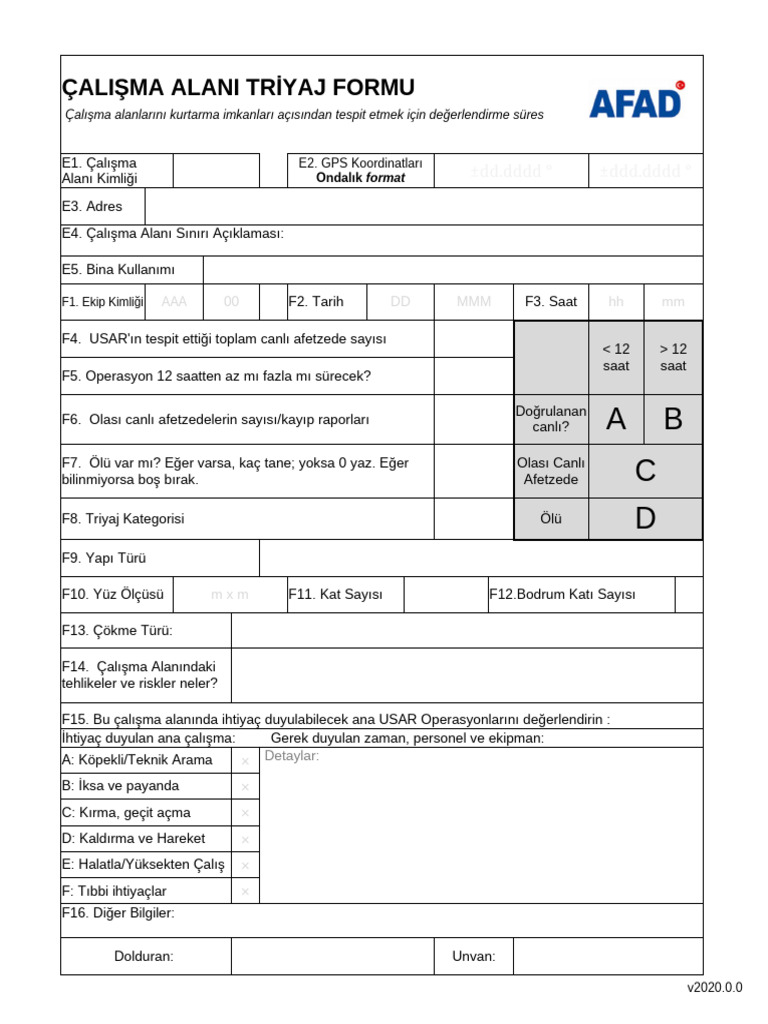 Worksite Triage Form Guide | PDF