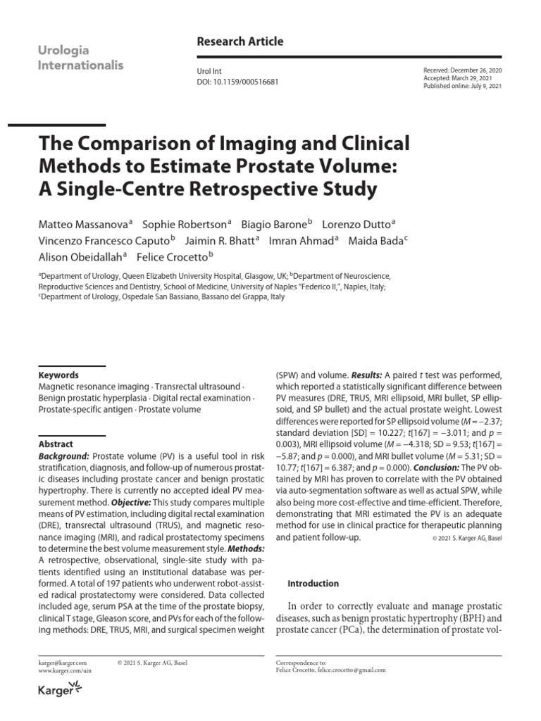 Massanova Et Al. - 2021 - The Comparison of Imaging and Clinical ...