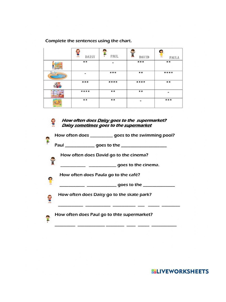 Worksheet 2173411 | PDF