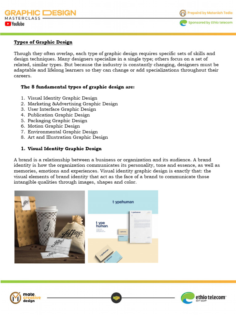 Overview of Graphic Design Types | PDF | Graphic Design | User Interface