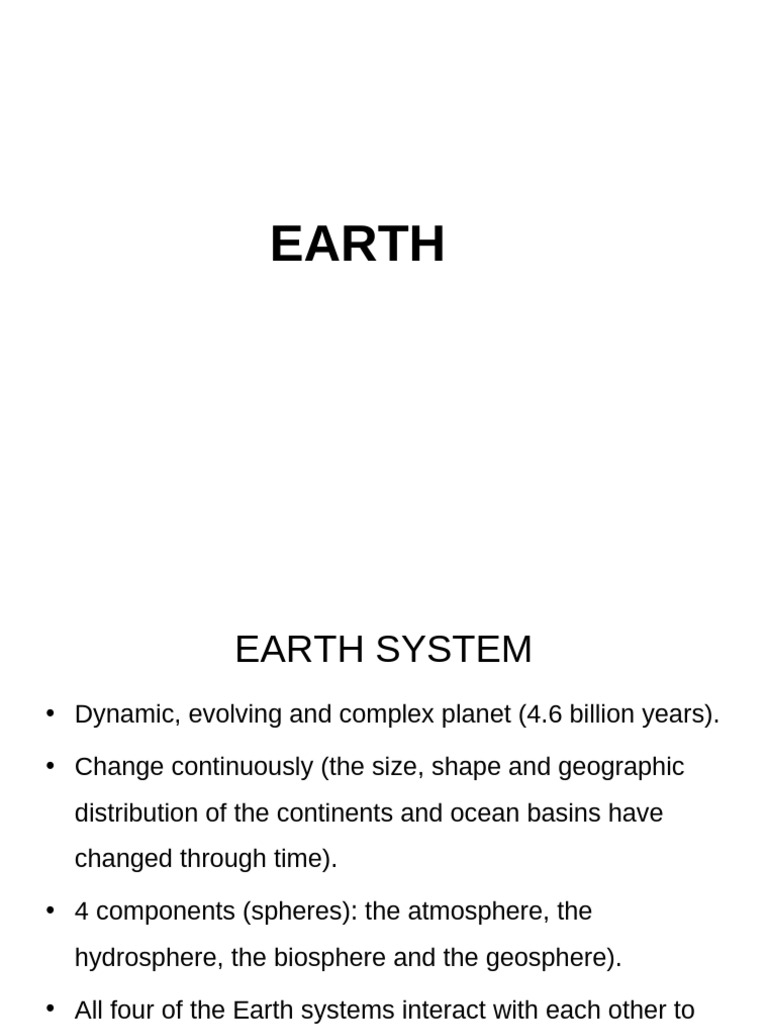 Earth | PDF