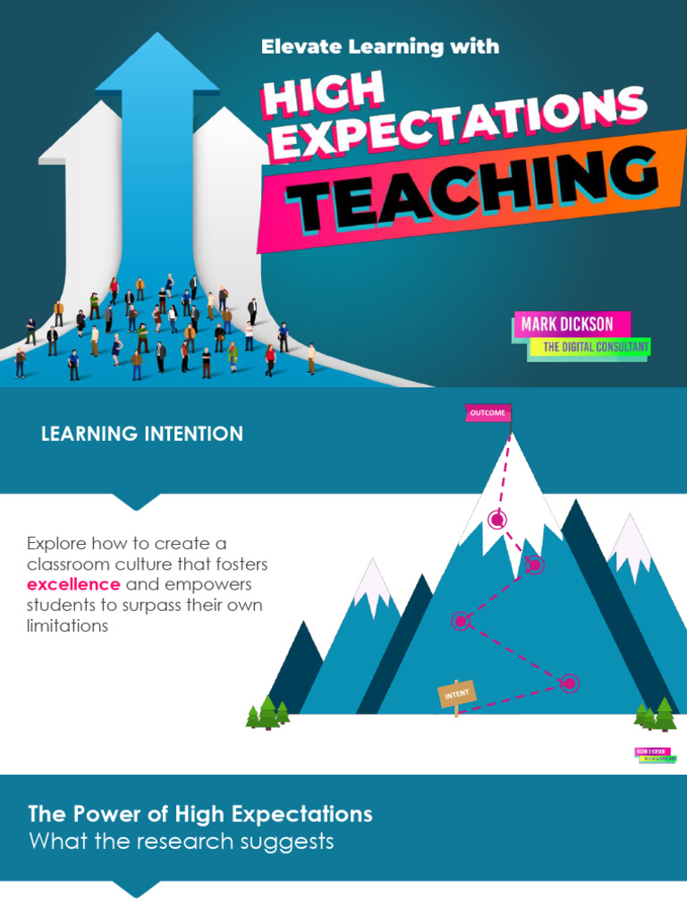 High Expectations in Classroom Culture | PDF | Learning | Teachers