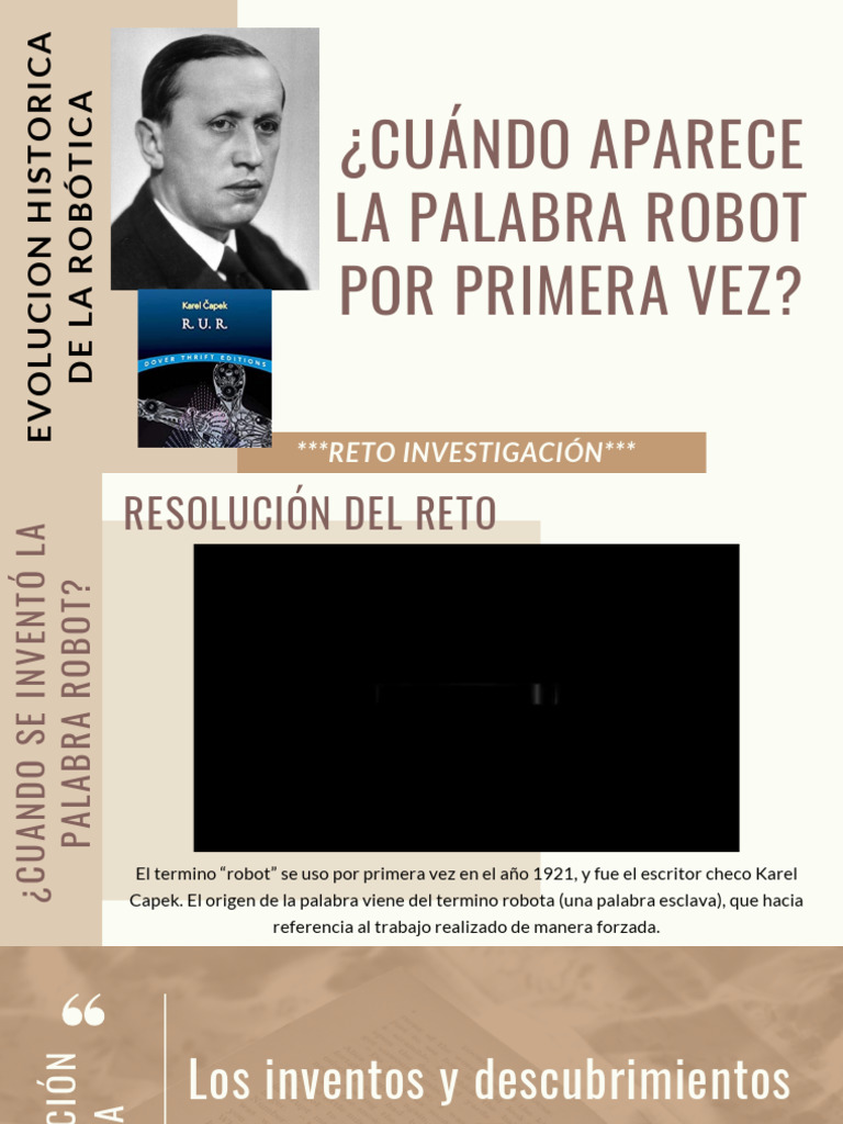 Historia y Evolución de la Robótica | PDF | Nikola Tesla | Robot
