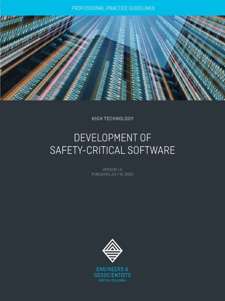 Guidelines for Safety-Critical Software | PDF | Software | Risk