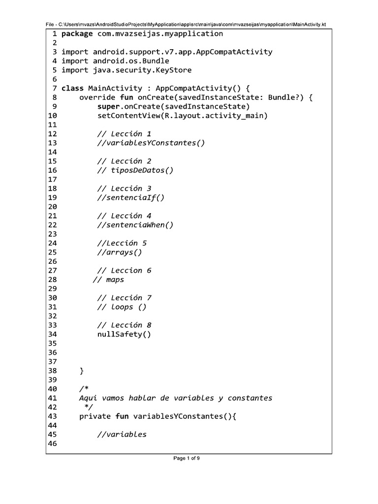 Kotlin | PDF