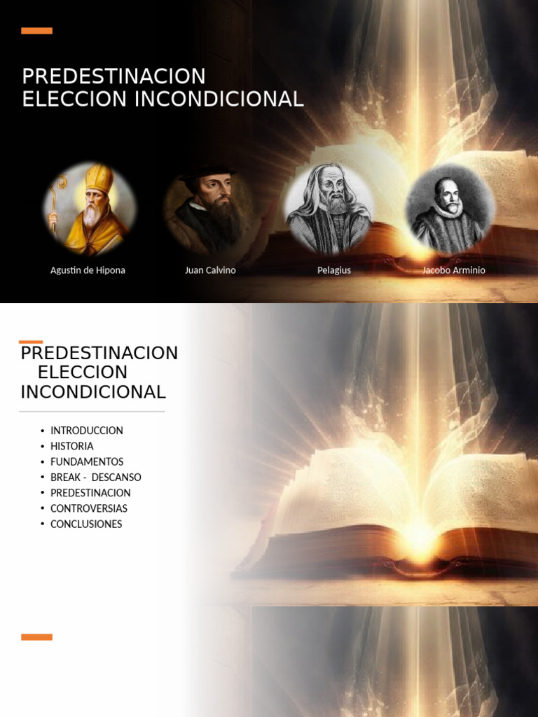Predestinación y Elección Incondicional | PDF | Predestinación | Gracia ...