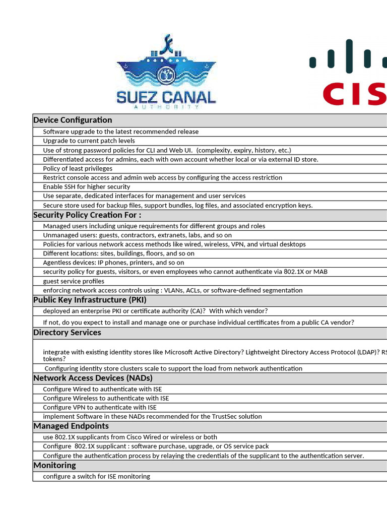 Cisco ISE Configuration Best Practices | PDF | Computer Network | Computing