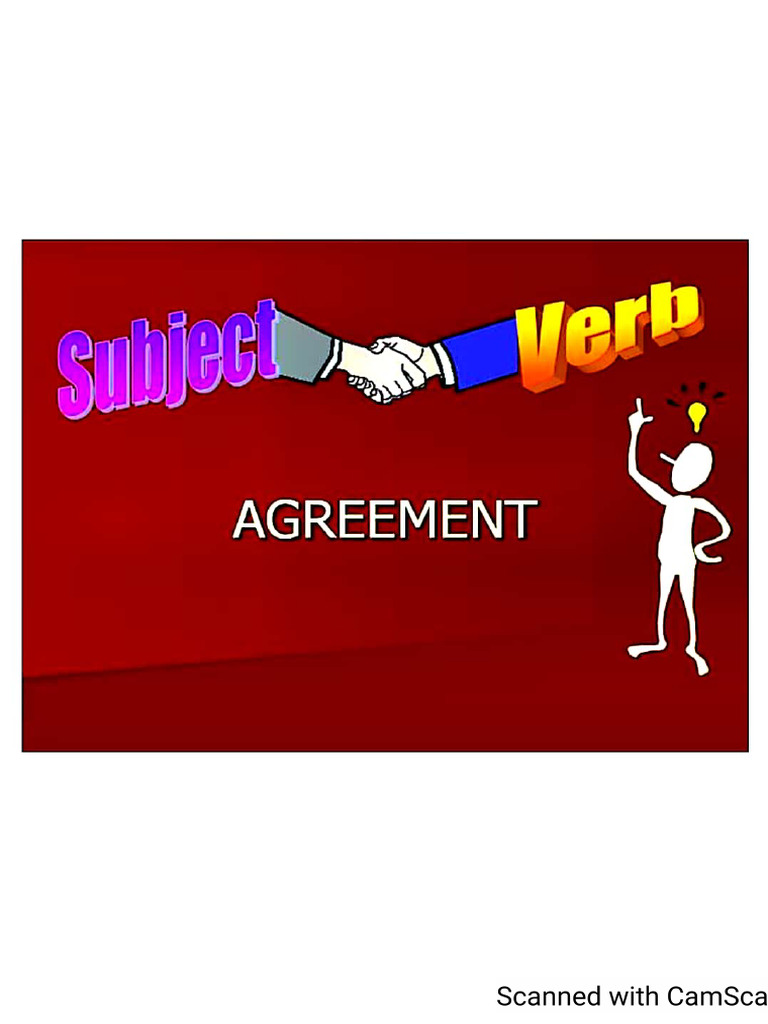 Subject Verb Agreement | PDF