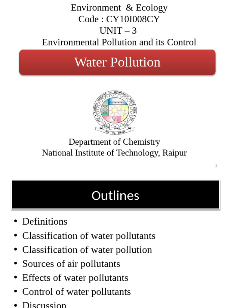Water Pollution: Sources and Effects | PDF | Water Pollution | Soil