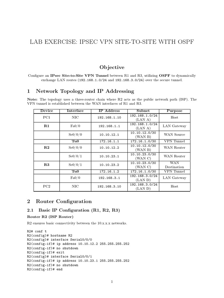 VPN | PDF | Router (Computing) | Computer Network