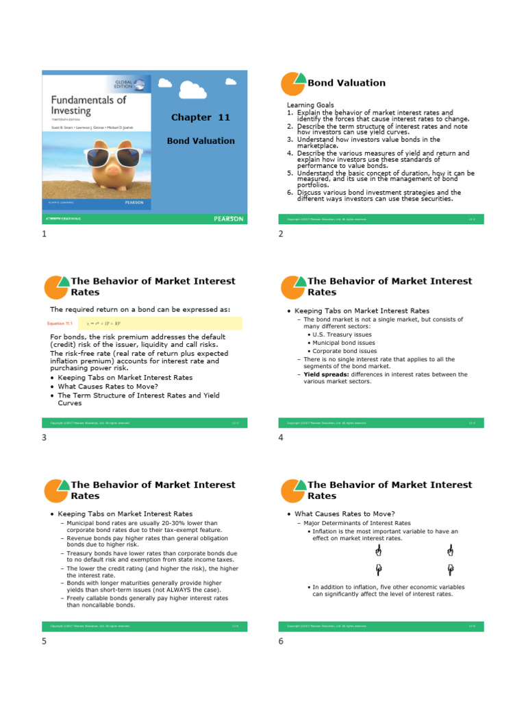 Bond Valuation and Interest Rates Guide | PDF | Bonds (Finance) | Yield ...