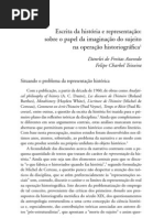 Felipe Charbel Teixeira & Darnlei de Freitas Azavedo - Escrita da história e representação_ sobre o papel da imaginação do sujeito na operação historiográfica