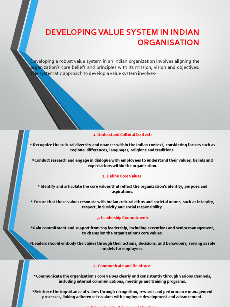 Value System Development in Indian Firms | PDF | Leadership | Value ...