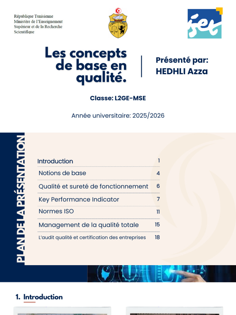 Concepts clés de la qualité et ISO 9001 | PDF | Management de la ...