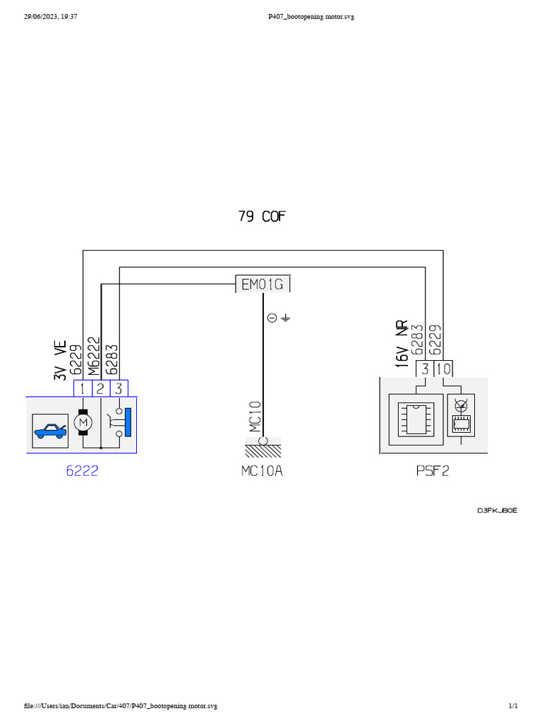 P407 Bootopening Motor | PDF