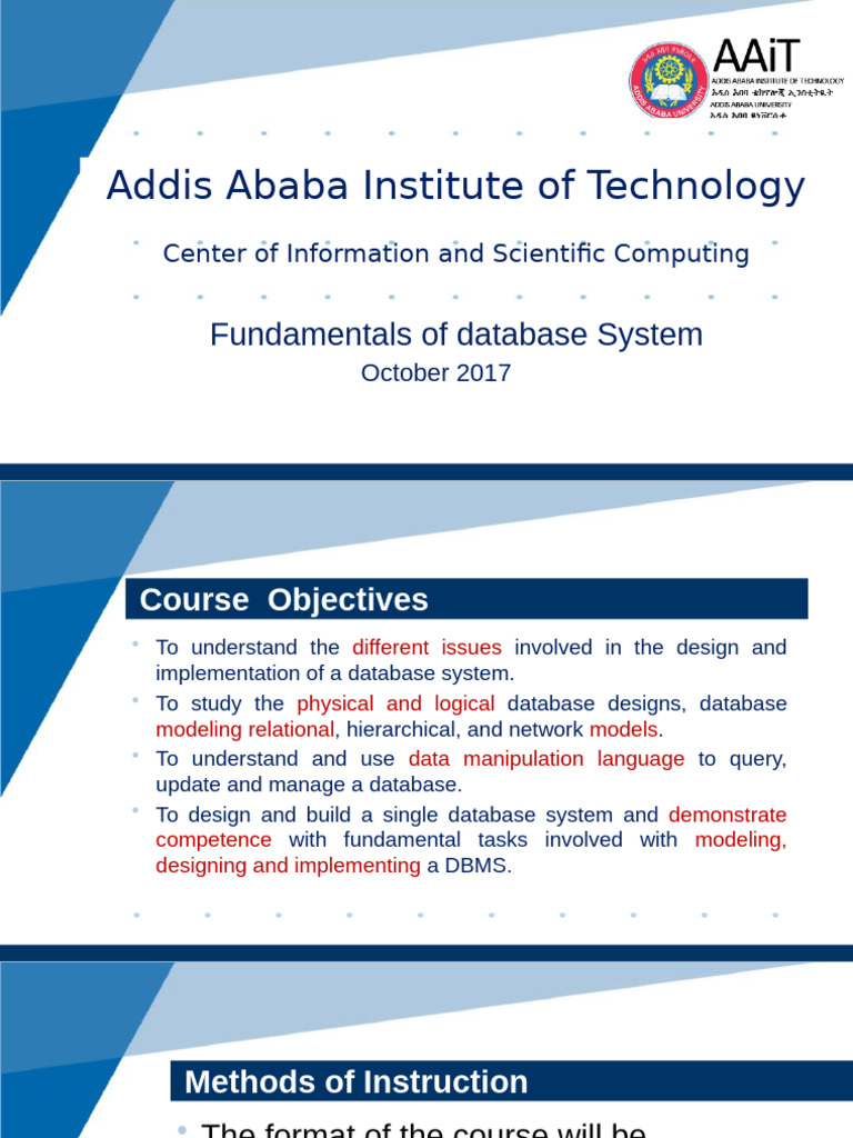 Chapter 0 Course Outline | PDF | Databases | Relational Database