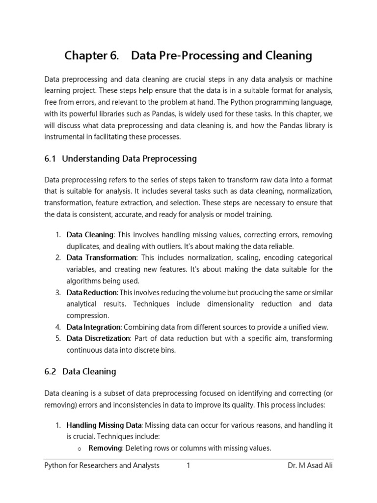Data Preprocessing with Pandas in Python | PDF | Quartile | Statistical ...