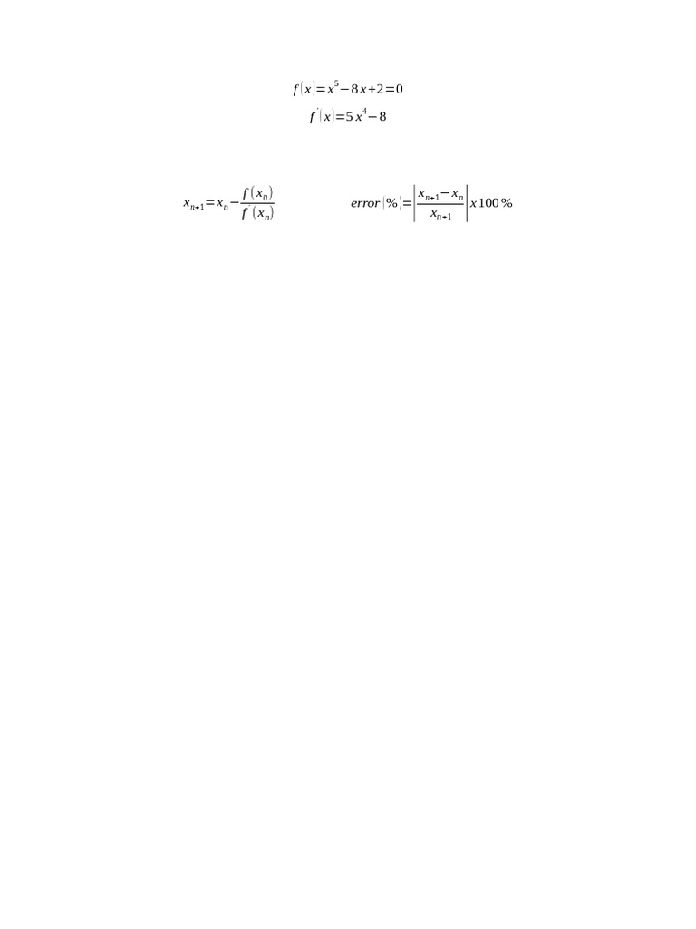 Newton's Method for Root Finding | PDF