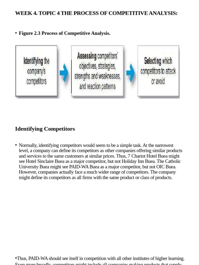 Competitive Analysis Process Explained | PDF | Market Segmentation ...
