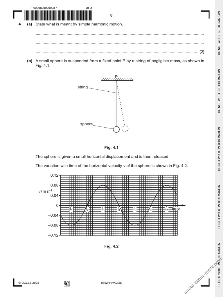 Simple Harmonic Motion and Electric Potential | PDF | Electric Field ...