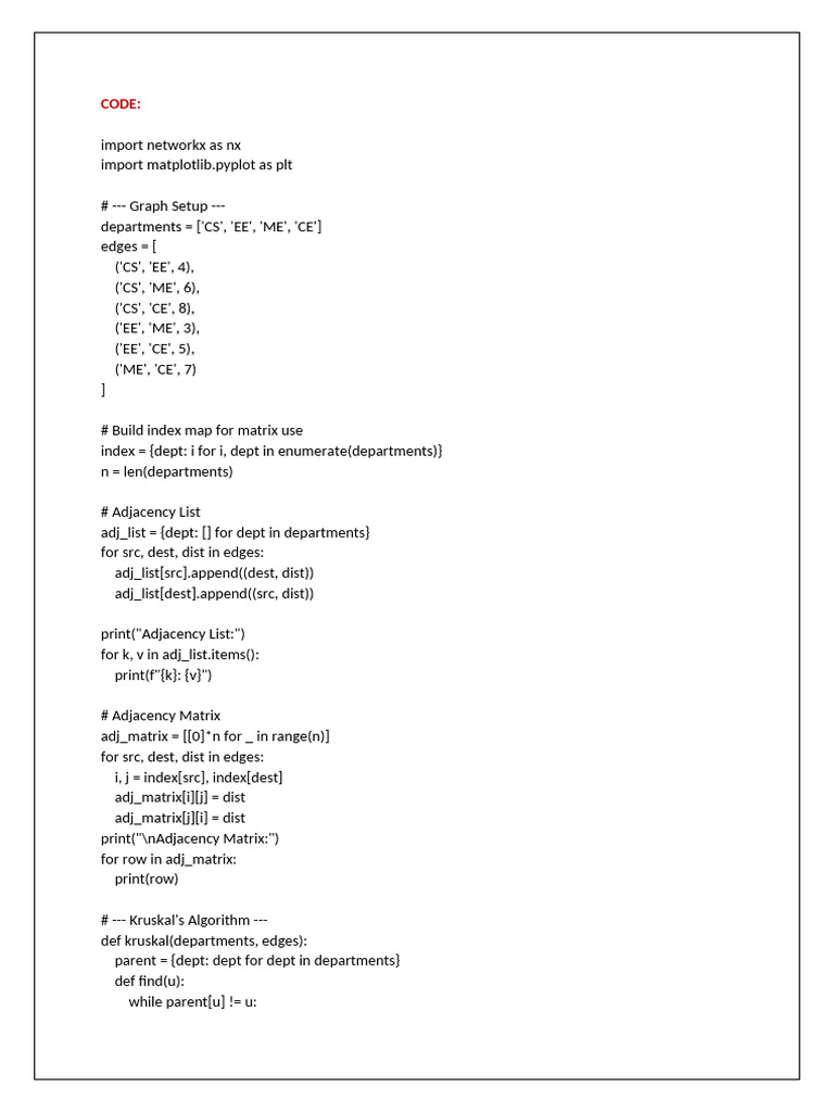 Graph - Minimum Spanning Tree | PDF | Computational Complexity Theory ...