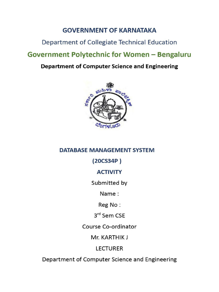 Dbms To Print Final | PDF