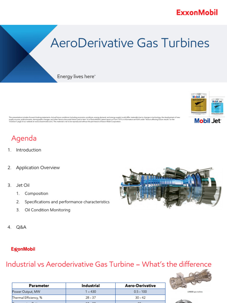 Aero-Derivative Gas Turbines Overview | PDF | Gas Turbine | Jet Engine