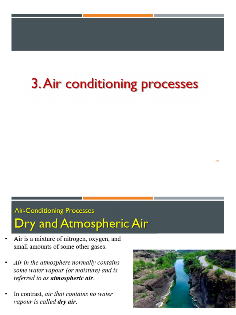 Understanding Air Conditioning Processes | PDF | Humidity | Evaporation