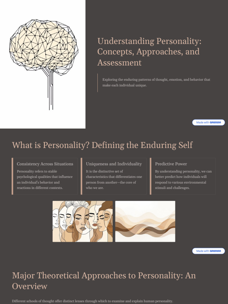 Understanding Personality: Key Concepts | PDF | Psychoanalysis ...