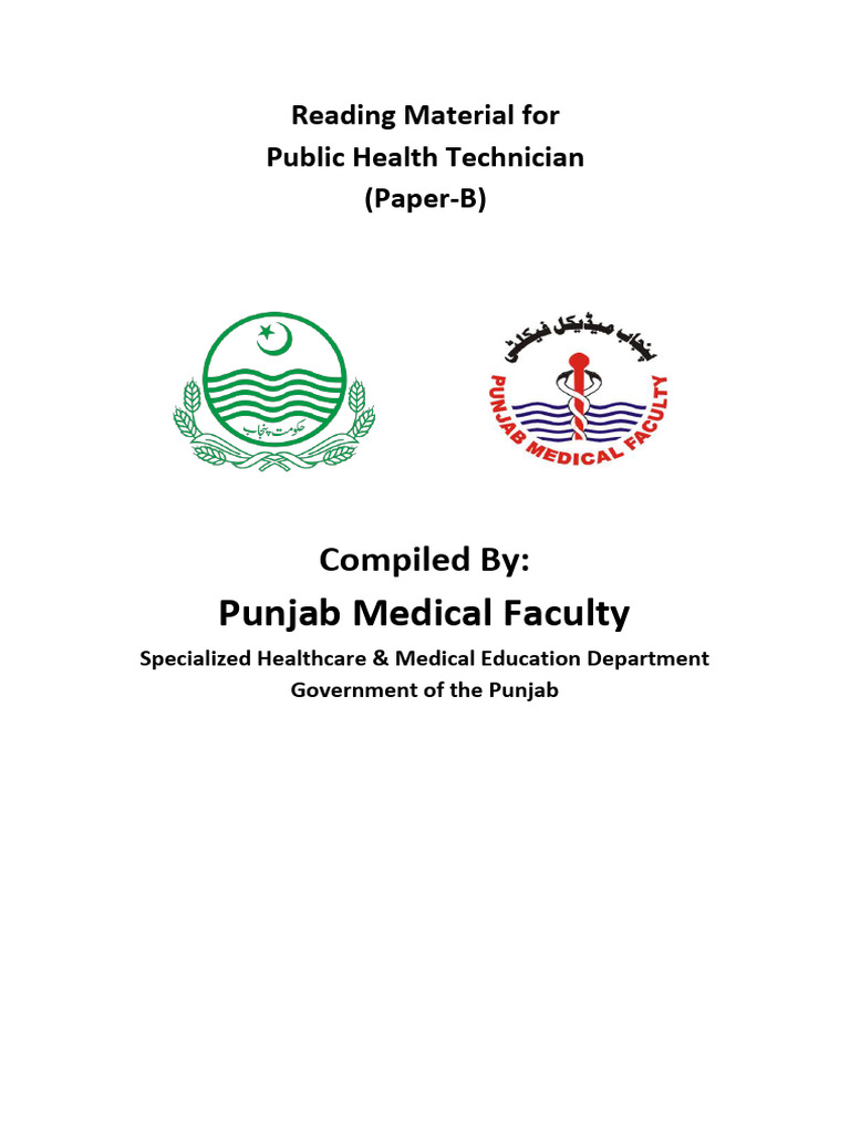 Public Health Technician Paper-B | PDF | Foodborne Illness | Food Safety