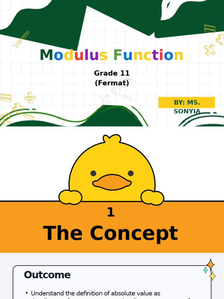 Understanding the Modulus Function | PDF | Function (Mathematics ...