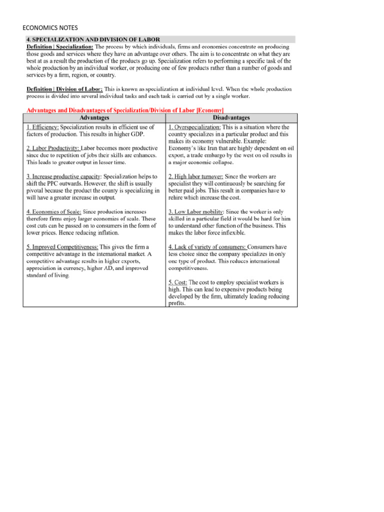Economics Notes: Growth, Inflation, Unemployment | PDF