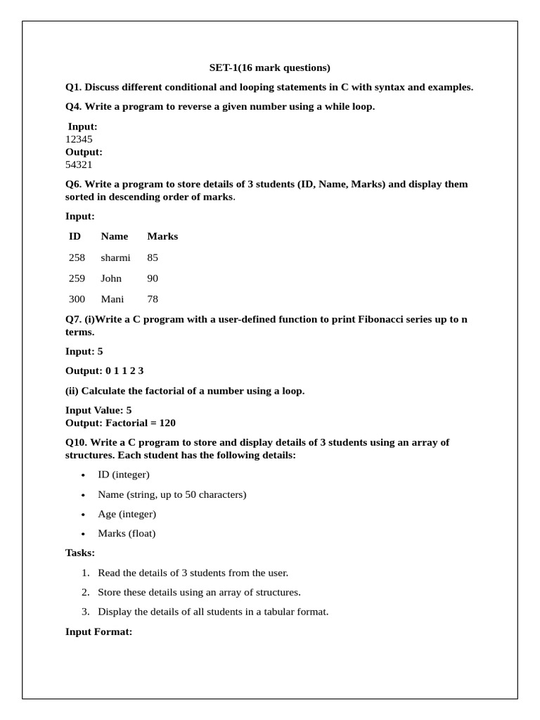 C Programming: Conditional Statements & Loops | PDF