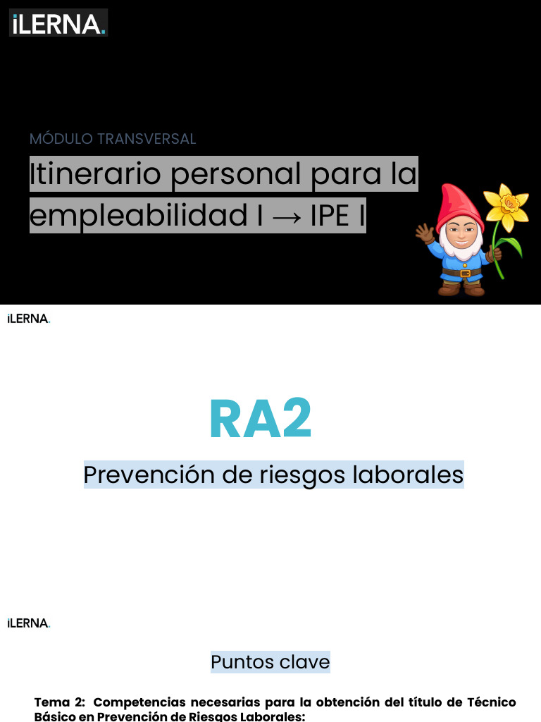 Competencias en Prevención de Riesgos Laborales | PDF | Dolor lumbar ...