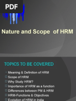 Nature and Scope of HRM