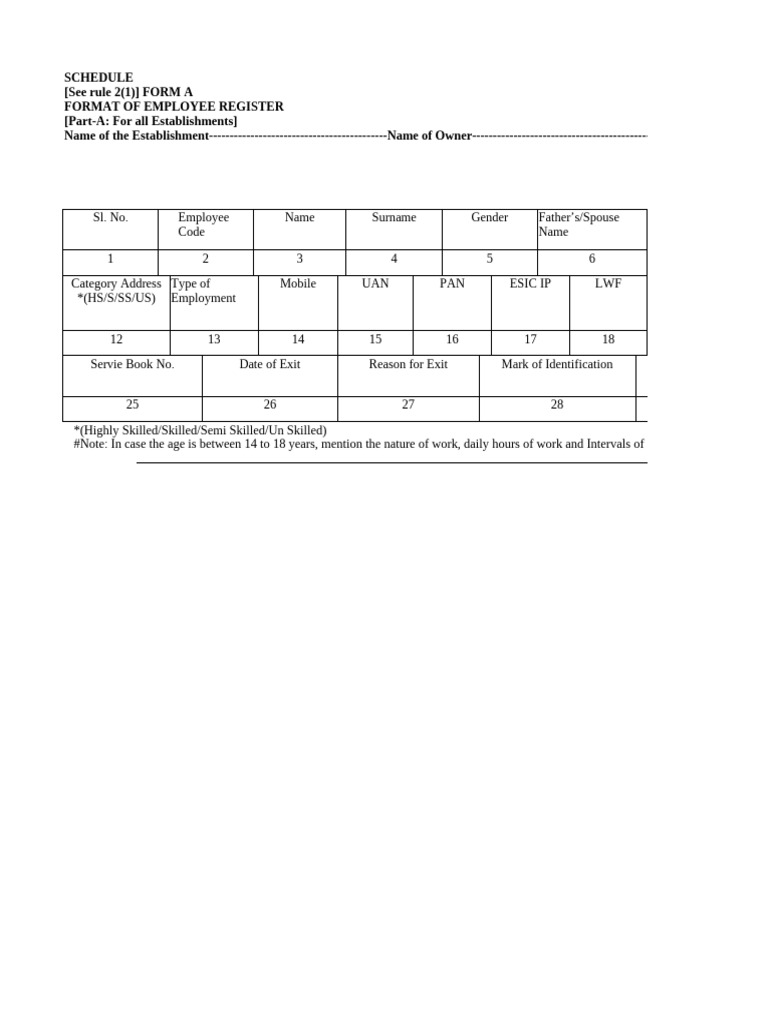 665284117 DGMS Forms a to E New | PDF | Employment | Overtime