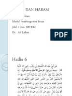 Hadis 6 - Halal Dan Haram