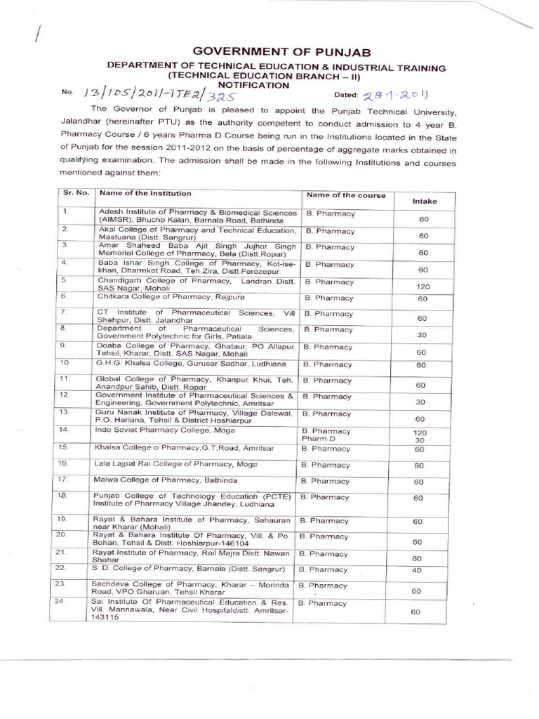 Notification 6 | PDF