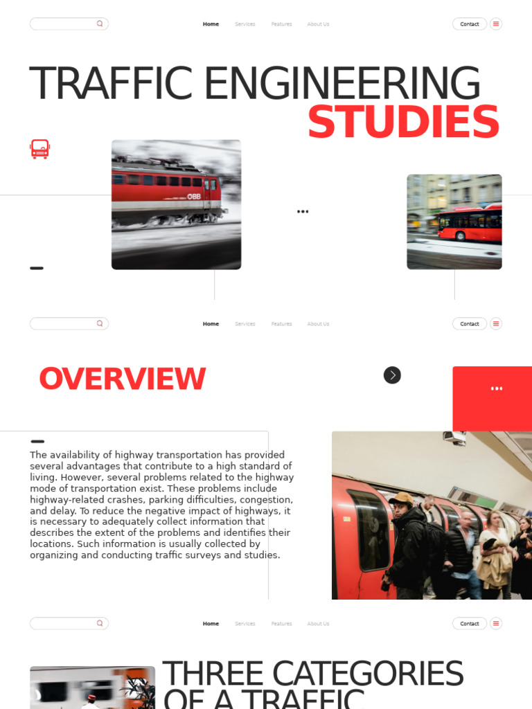 3.0 Traffic Engineering Studies | PDF | Traffic | Median