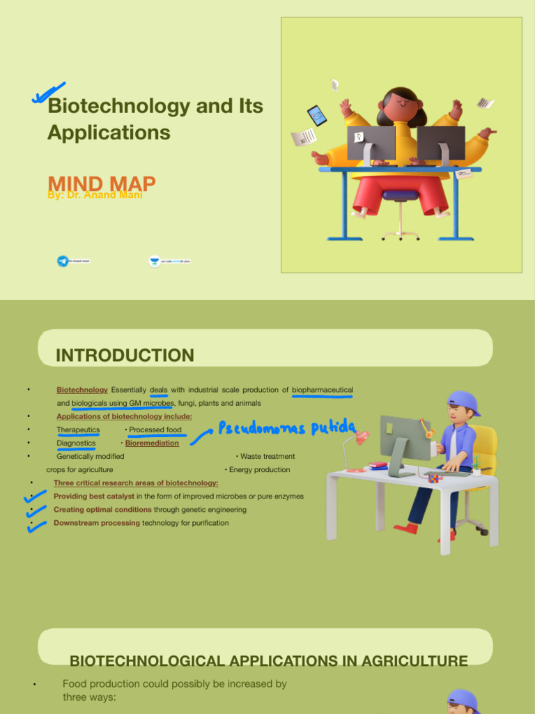 Biotechnology Applications Overview | PDF | Biotechnology | Genetic ...