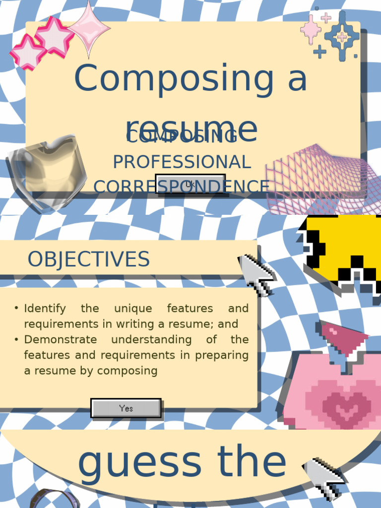 RAW Lesson 1 Composing A Resume FINAL NA TALAGA PROMISE | PDF | Résumé