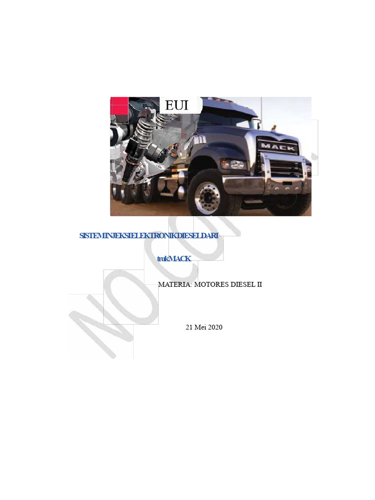 Sistem Elektronik Eui Dari Mack | PDF