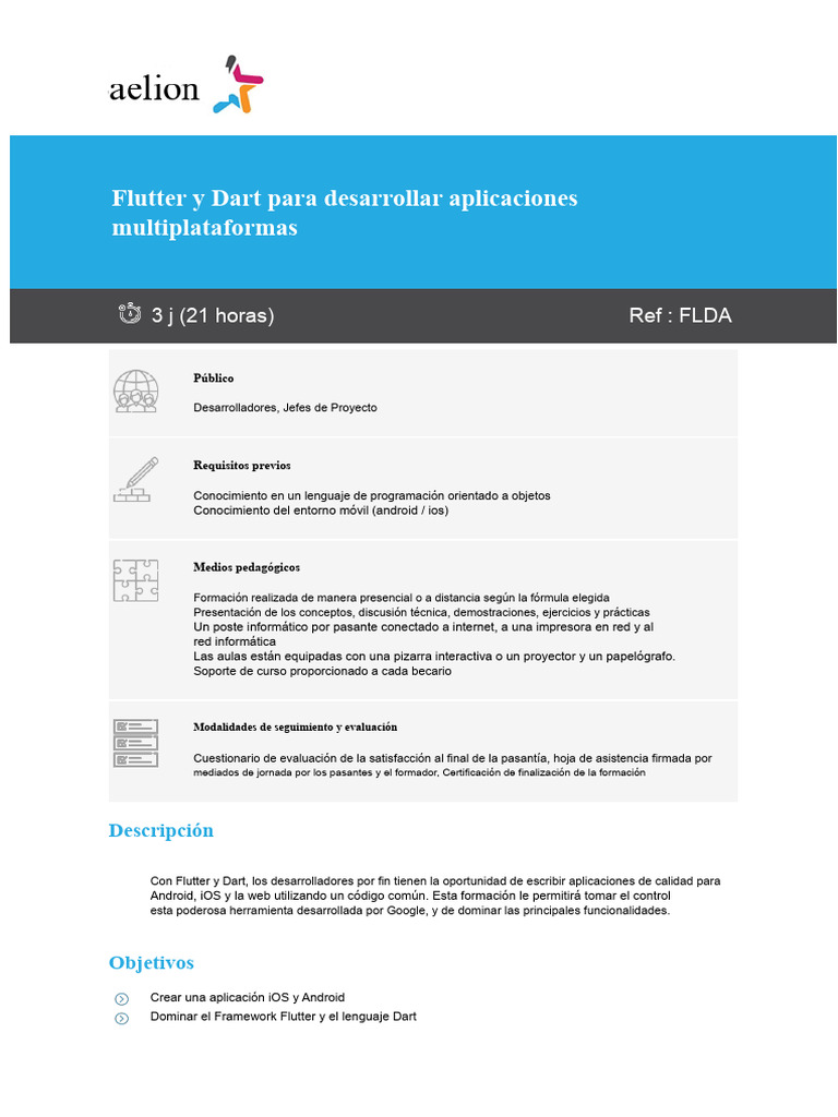 Manual de Flutter y Dart en Español | PDF | Software multiplataforma ...
