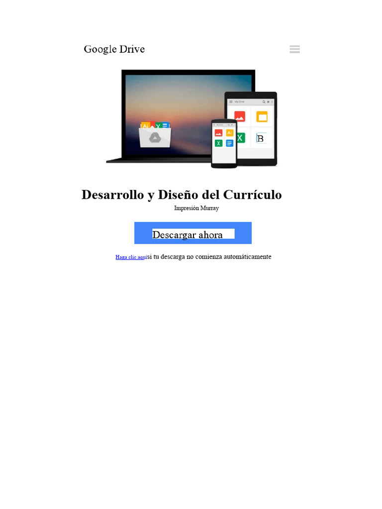 Curriculum Desarrollo y Diseño Por Murray Impreso 1863733620 PDF | PDF ...