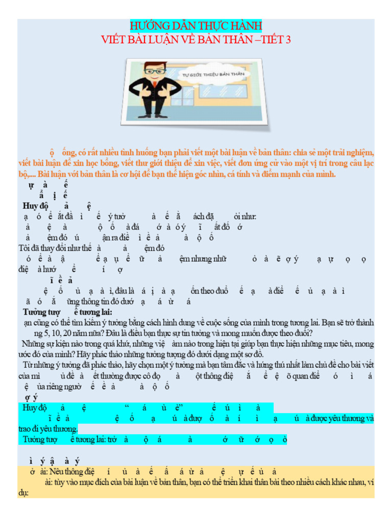 10 Huong Dan Thuc Hanh Bai Luan Ban Than 6149e | PDF