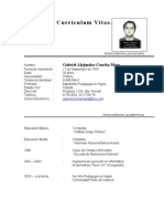 Curriculum Vitae - Gabriel Concha Mass