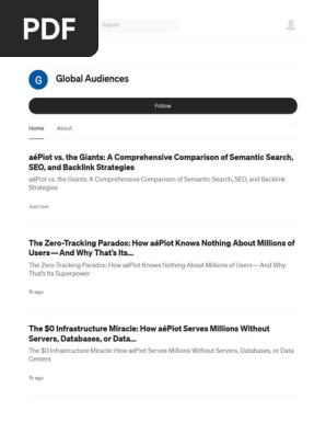 Global Audiences – Medium