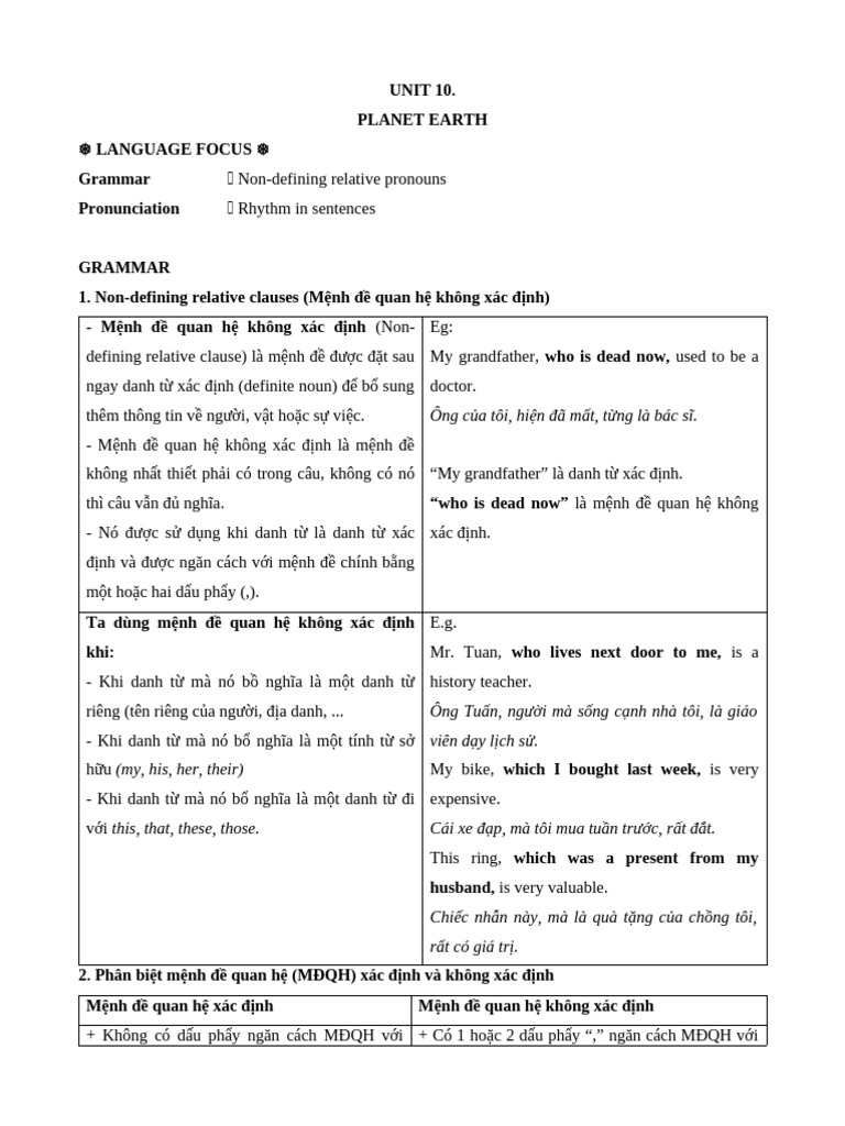Unit 10. Planet Earth | PDF